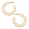 Ari Gold Scalloped Hoop Earrings