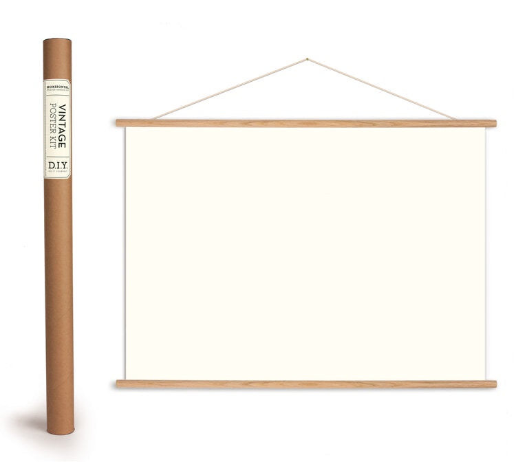 Horizontal Vintage Art Paper Poster Kit
