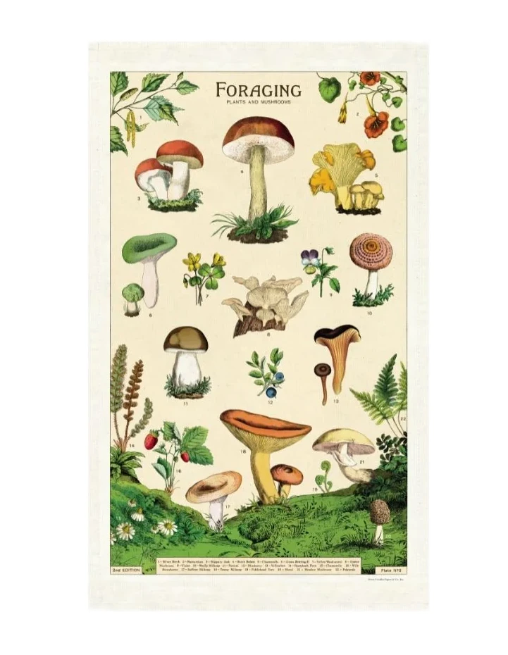 Foraging Tea Towel