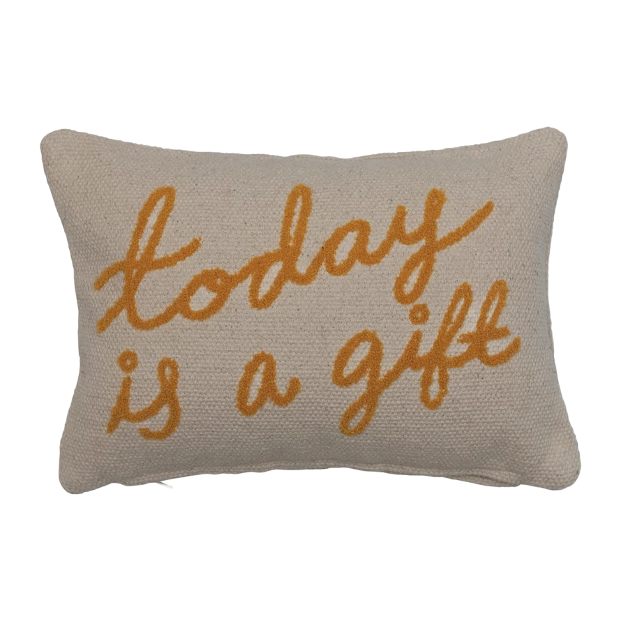 Today Is A Gift Lumbar Pillow