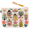 Amulet Embroidered Large Zipper Pouch
