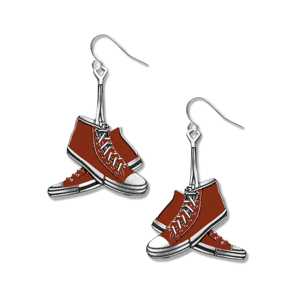 Red Sneaker Earrings