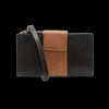 Camryn Color Block Crossbody Wallet - Black/Chicory