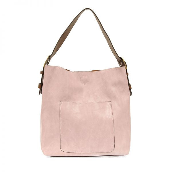 Pink Lavender Hobo Bag w/Coffee Handle