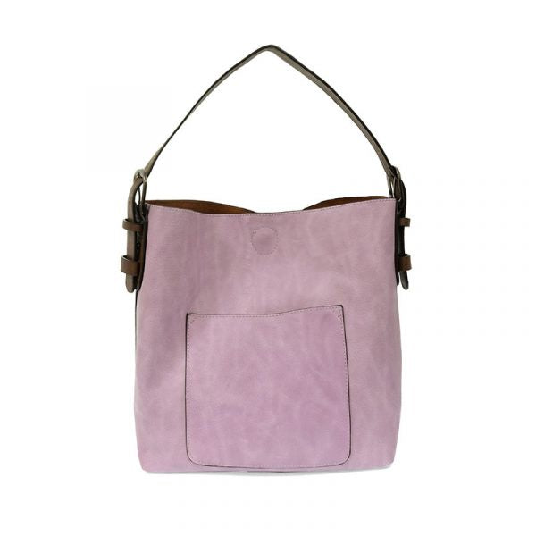 Soft Purple Hobo Bag w/Coffee Handle