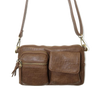 Kendra Cargo Pocket Sling Crossbody - Saddle