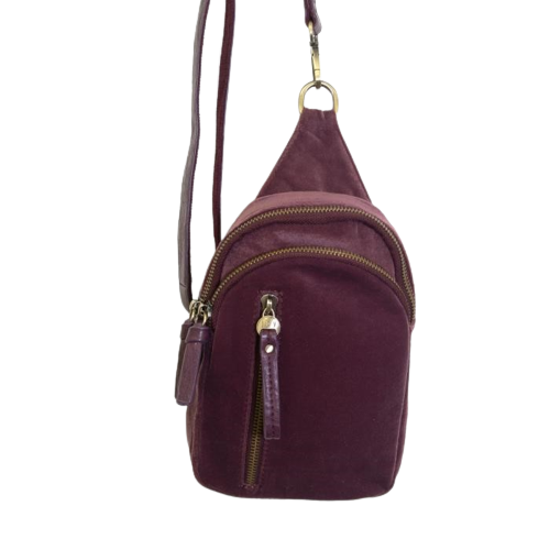 Skyler Sling Bag - Plum Velvet