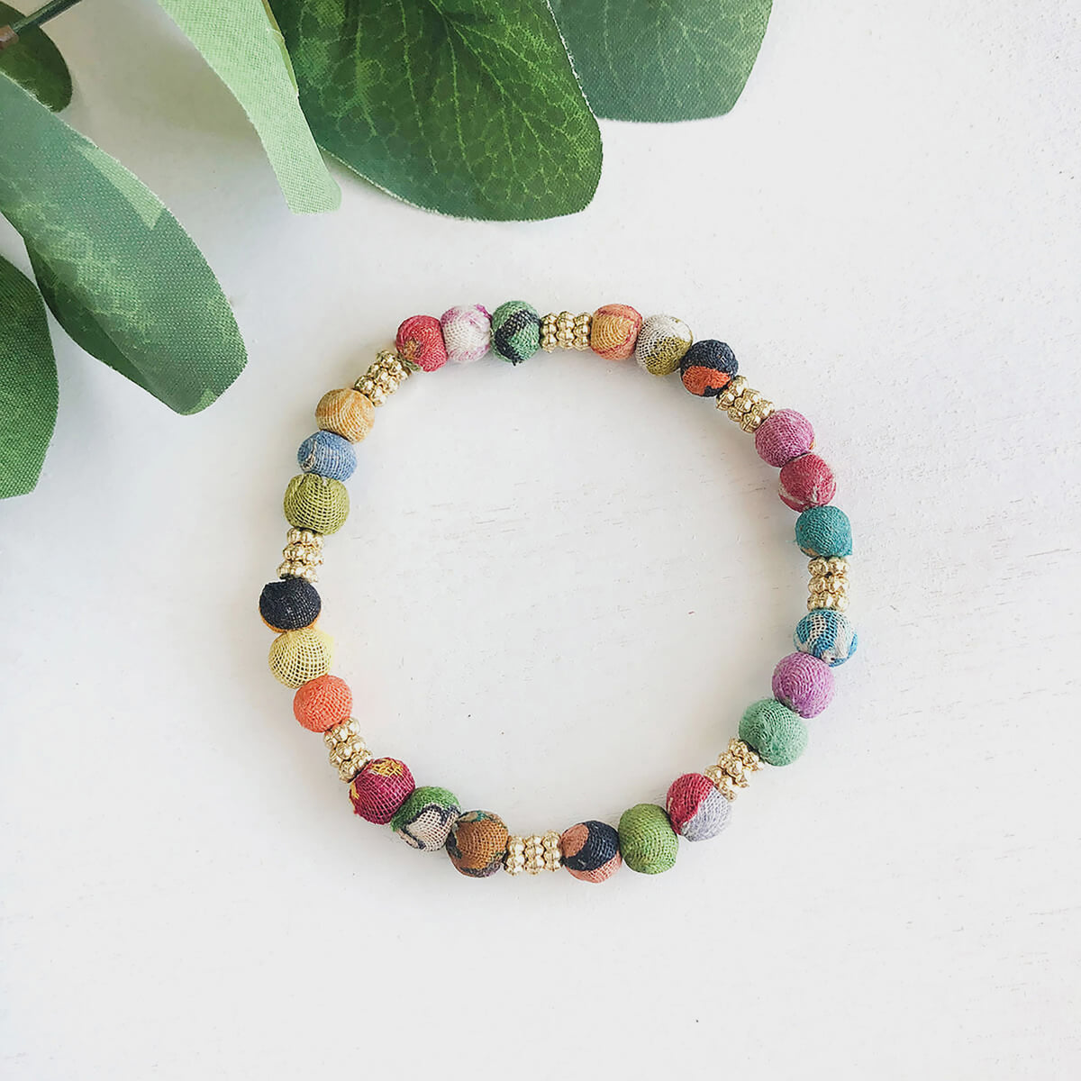 Kantha Adorned Bracelet