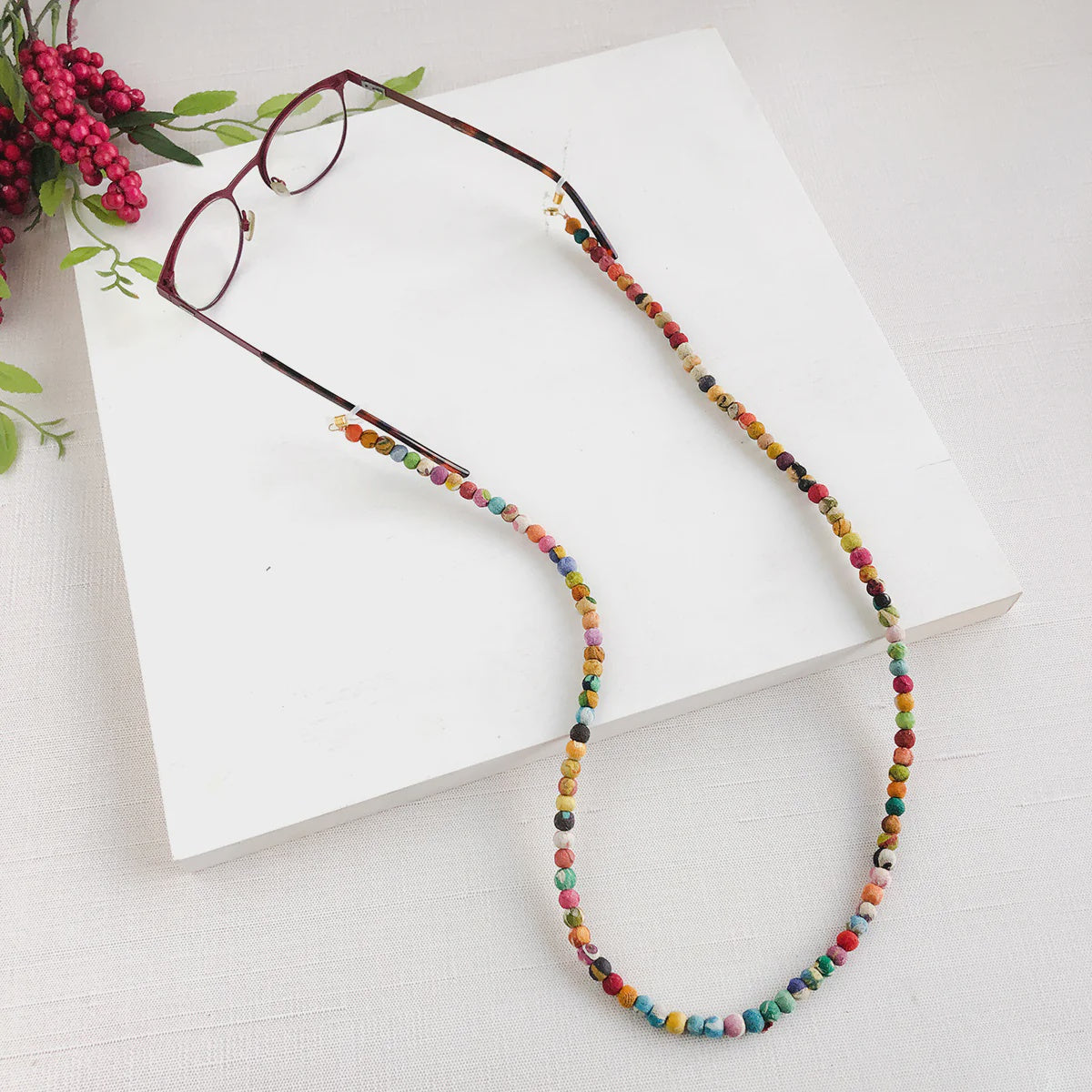 Kantha Eyeglass Chain/Necklace