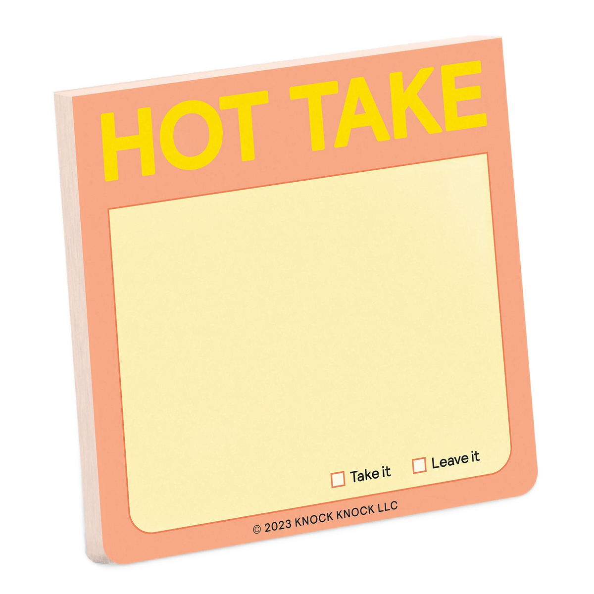 Hot Take Sticky Notes