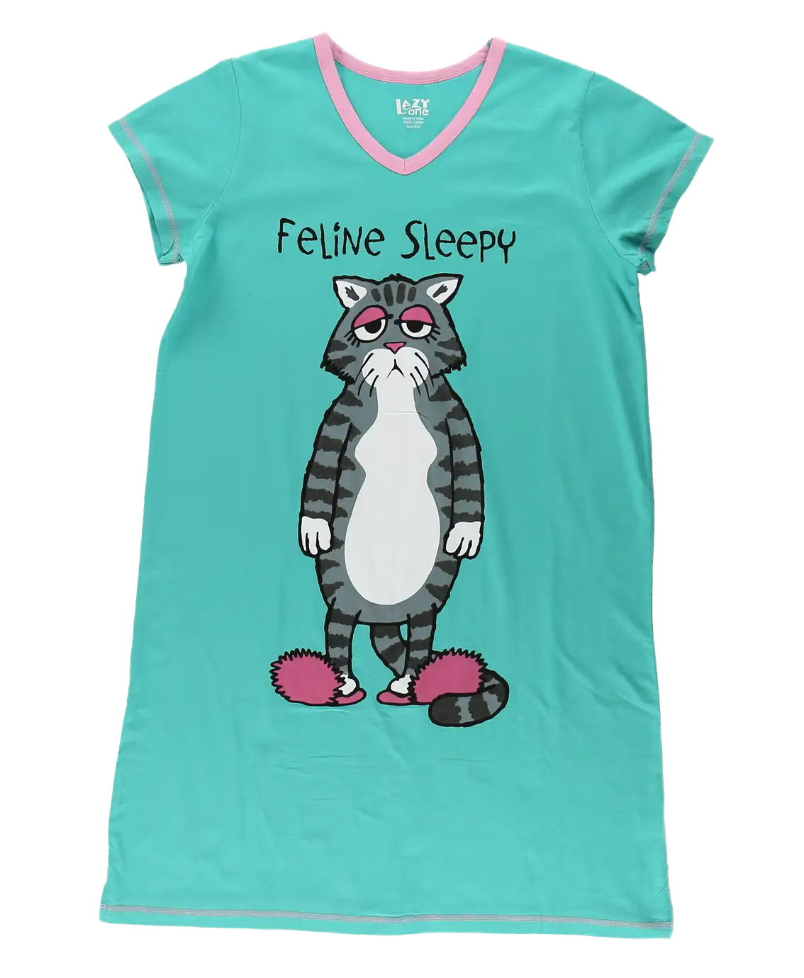 Feline Sleepy Sleep Shirt - L/XL
