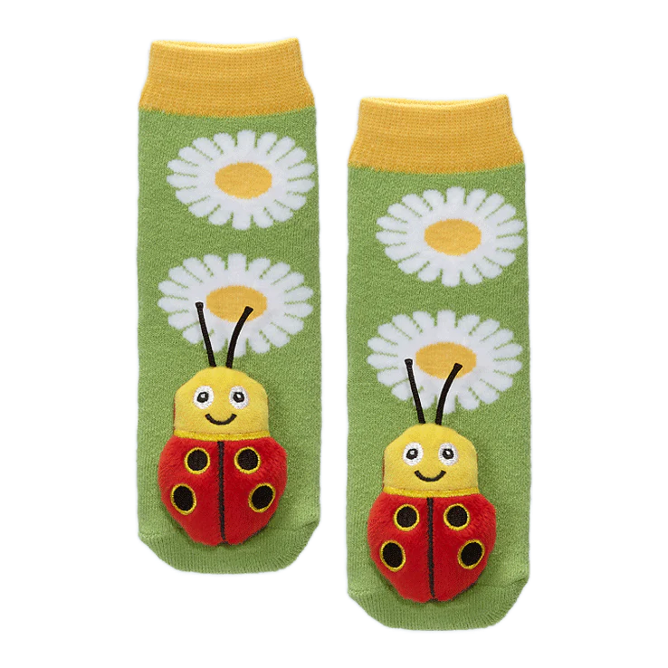 Ladybug Baby Socks