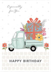 Gift Truck Birthday Card