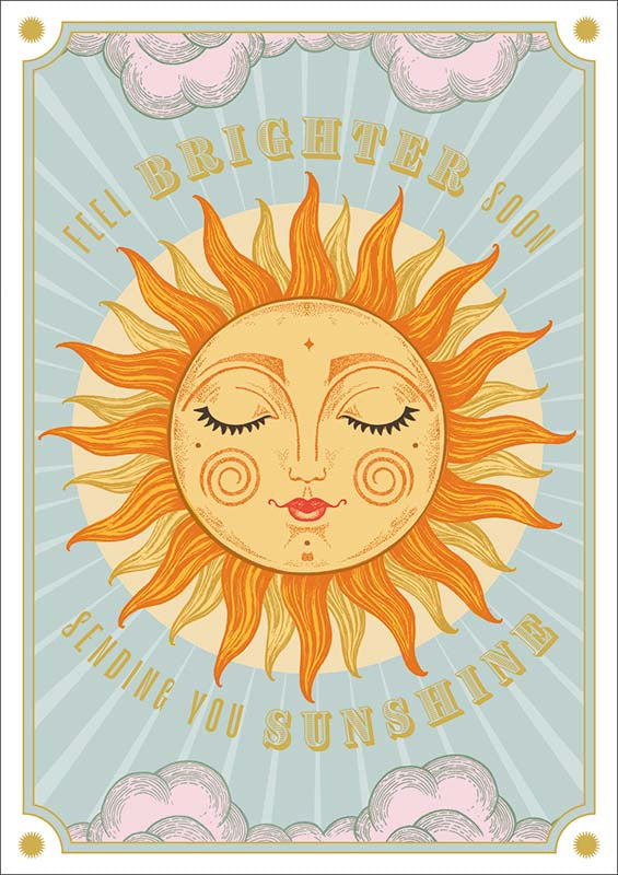 Sunshine Get Well Card