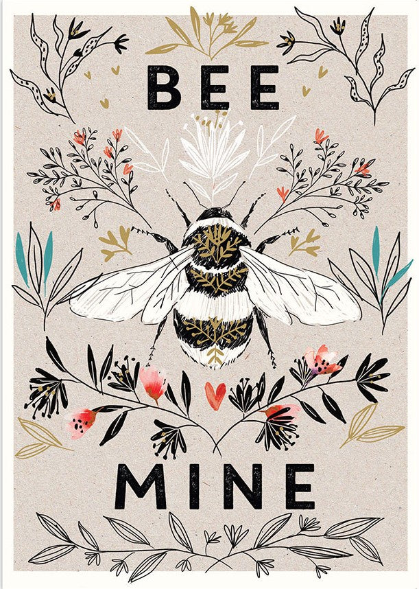 Bee My Valentine Card