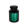 Apothecary Noir 8 oz. Black Glass w/Lid - Tabac &amp; Pine (Green)