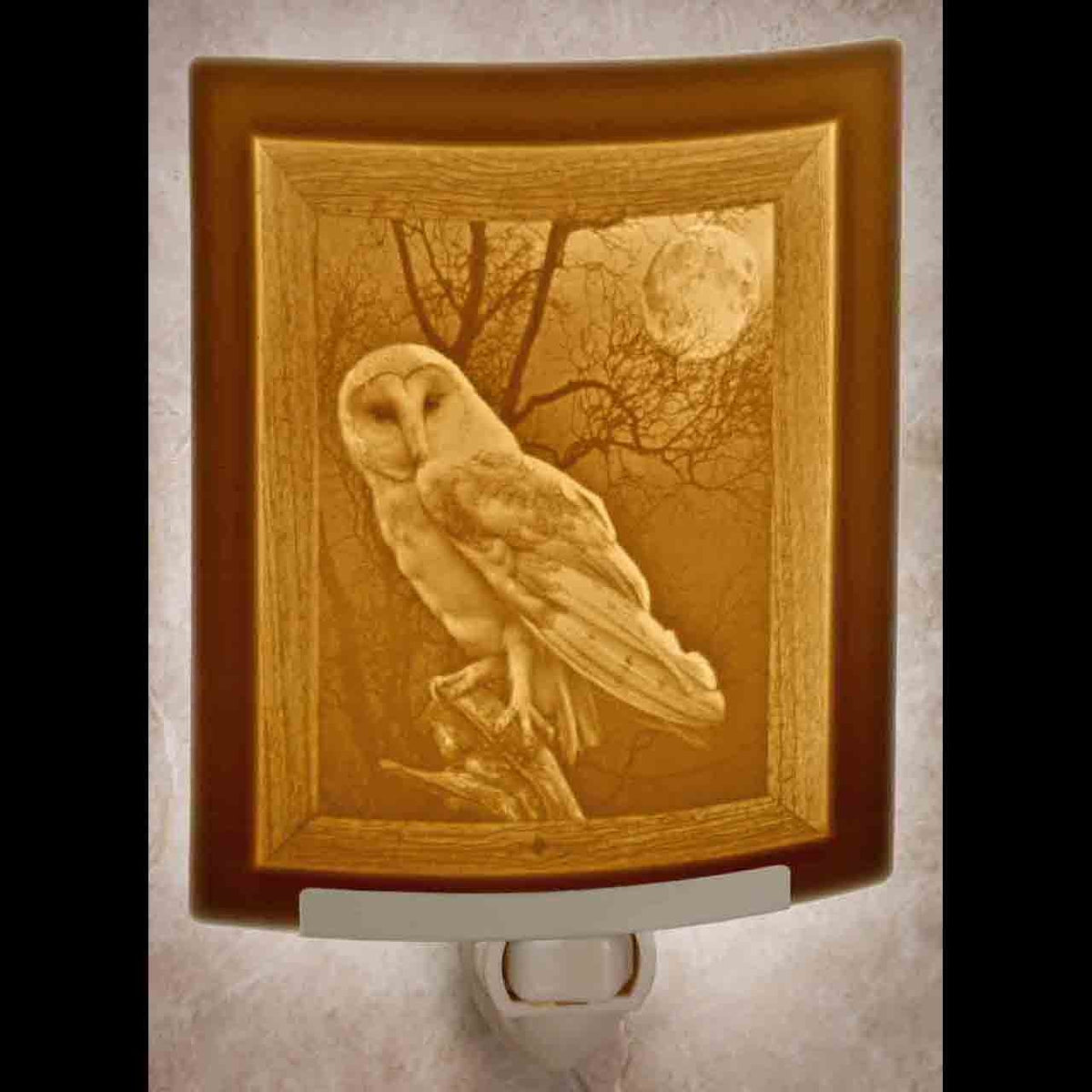 Curved Night Light - Owl