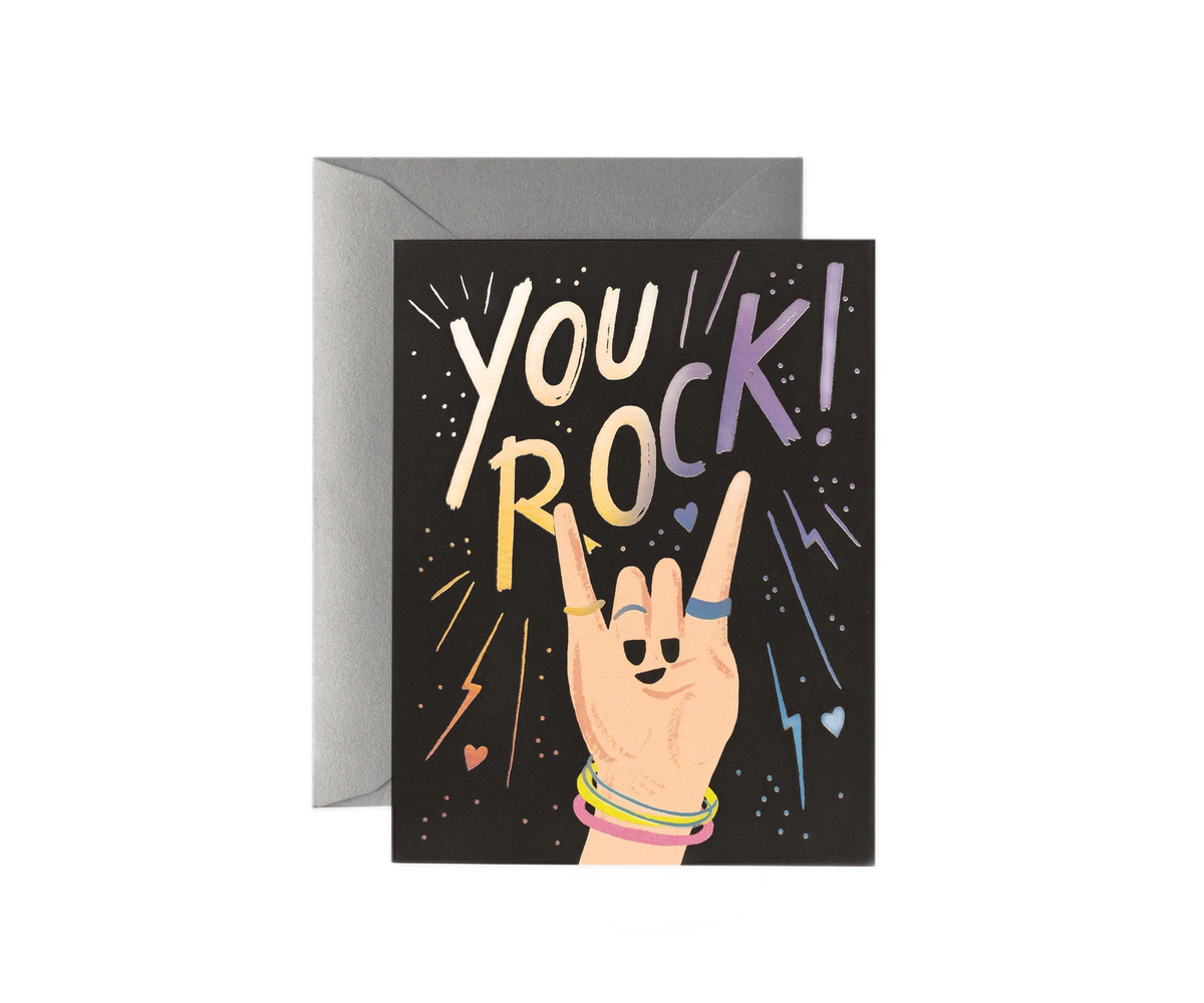 You Rock Appreciation Card