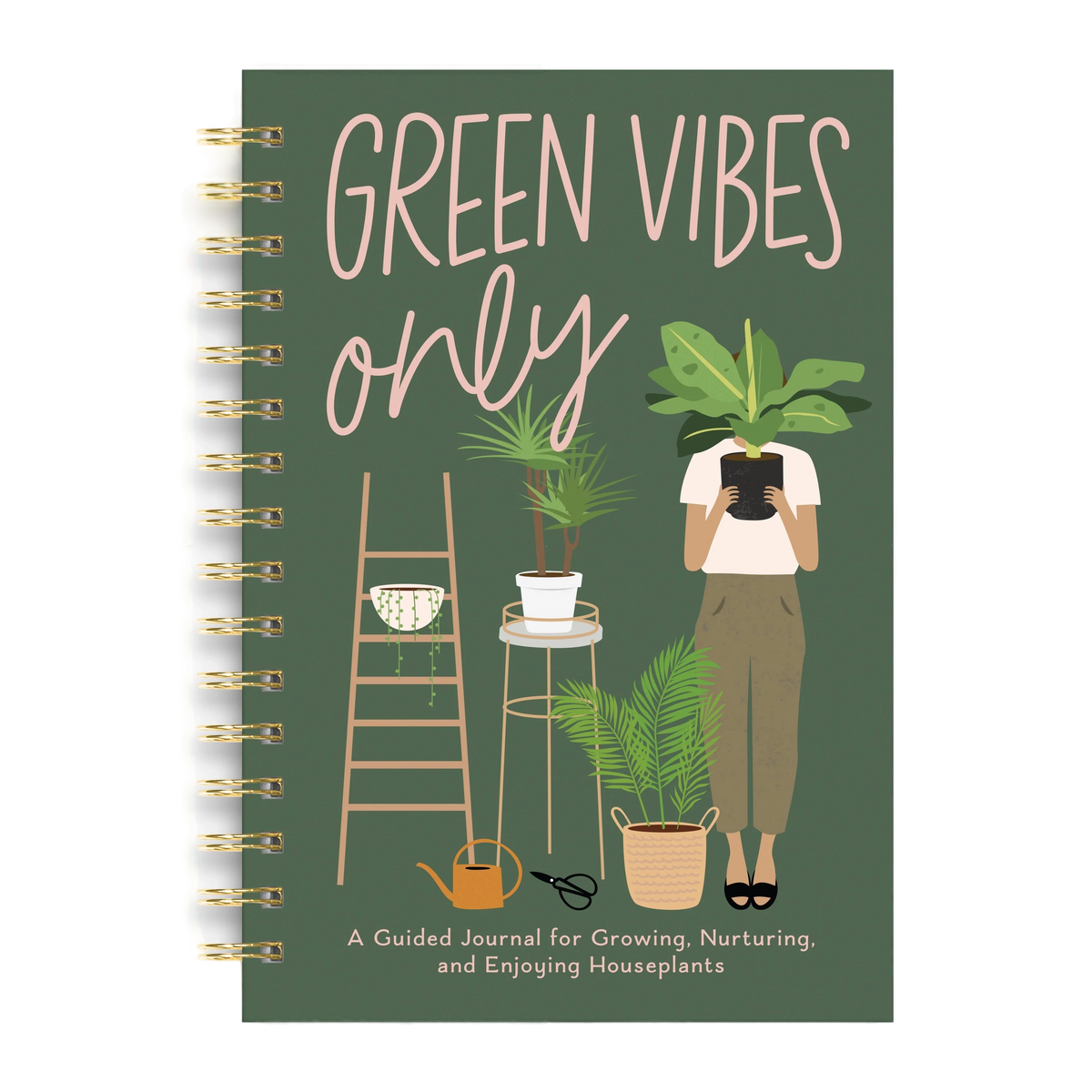 Green Vibes Only Guided Journal
