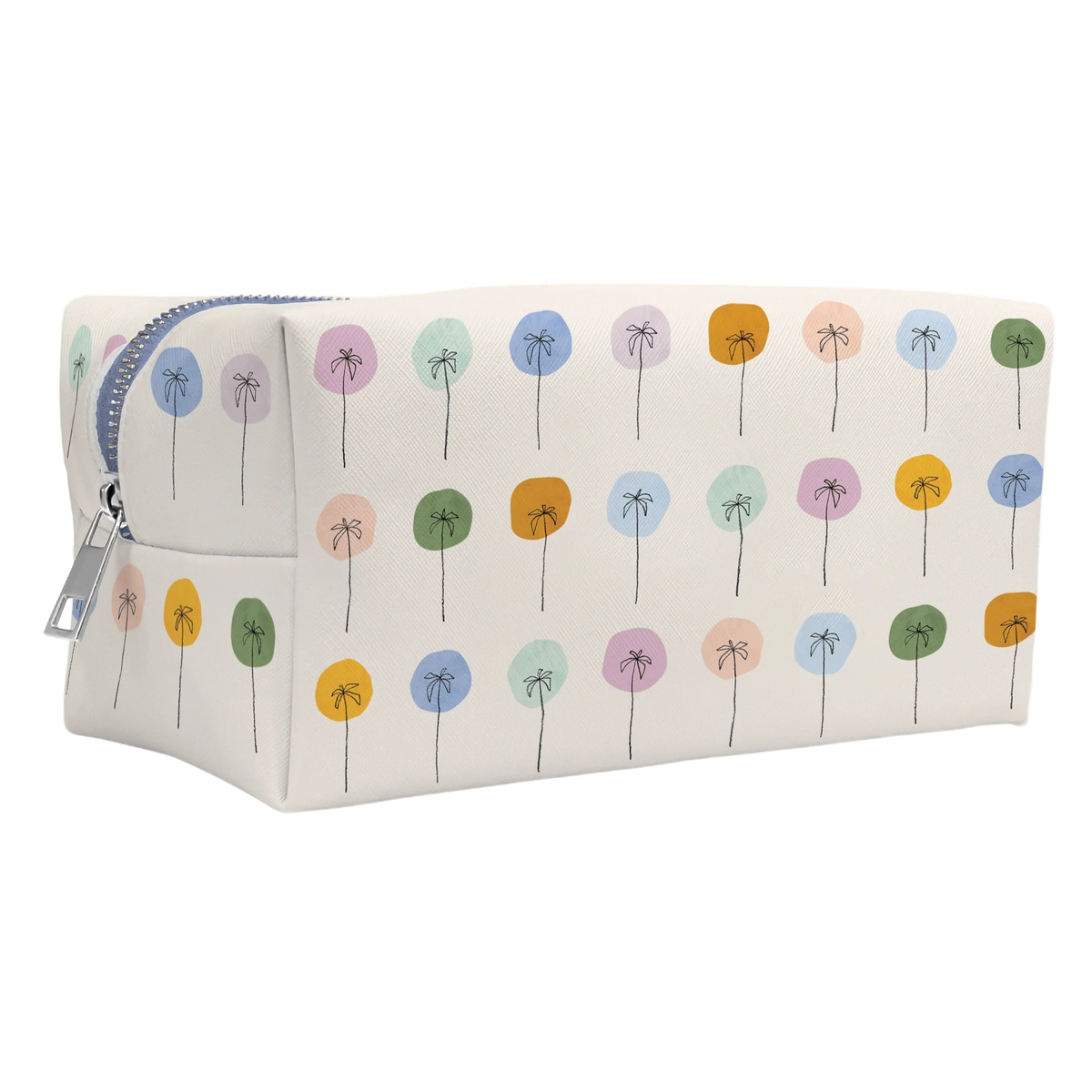 Dotted Palms Cosmetic Loaf Pouch