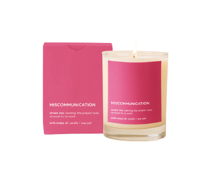 Miscommunication Candle