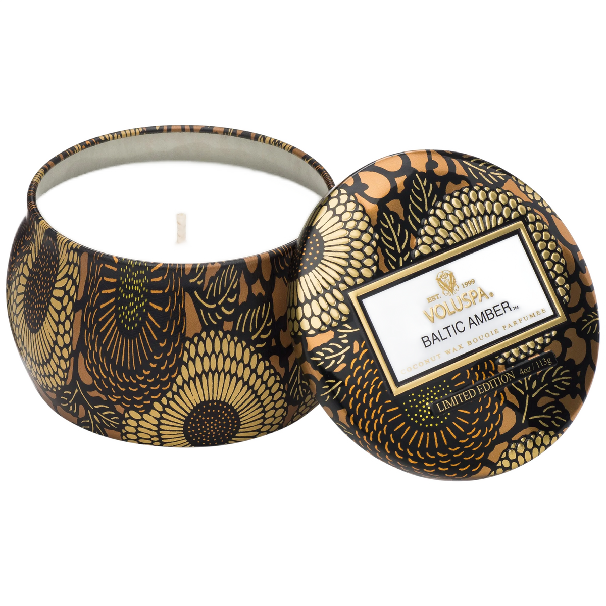 Baltic Amber Mini Tin Candle