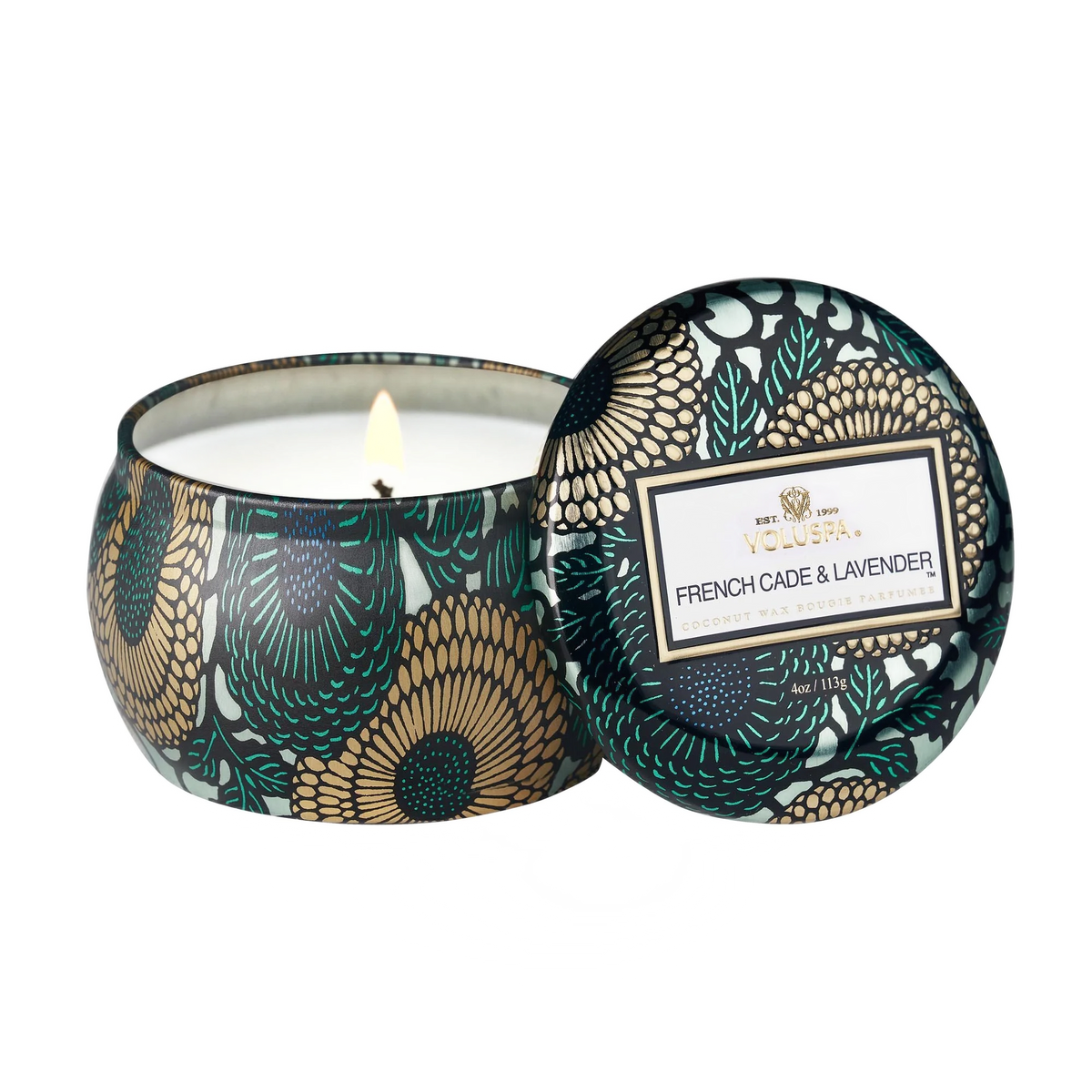 French Cade &amp; Lavender Mini Tin Candle