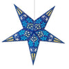Supernova Hanging Star Lantern - Blue