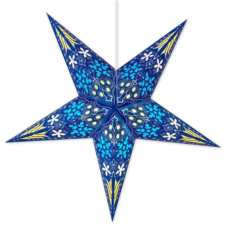 Supernova Hanging Star Lantern - Blue
