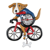 Bicycle Dog Clock