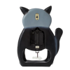 Black Kitty Mantle Clock