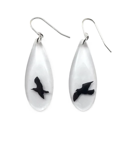 Drip Bird Earrings