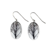 Small Oval Tree Earrings