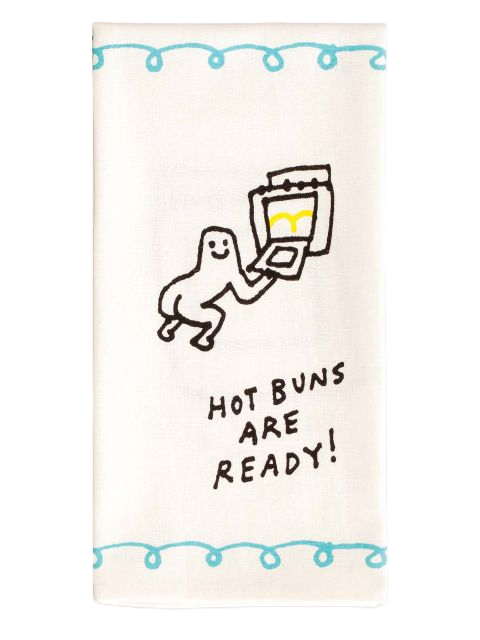 Hot Buns Are Ready Dish Towel