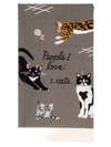 People I Love:  1. Cats Dish Towel