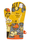 Man With A Pan Oven Mitt