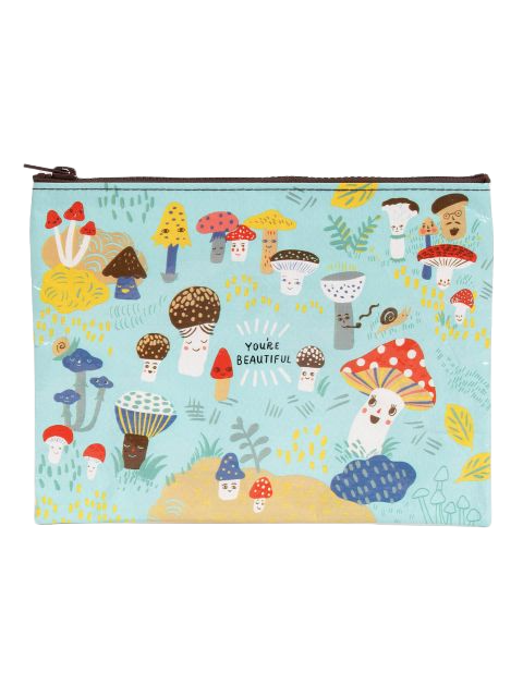 Cute Lil Mushrooms Zipper Pouch