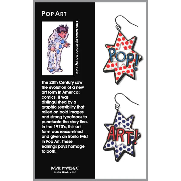 Pop Art Stars Earrings