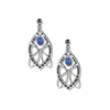 Sullivan Chicago Stock Exchange Sapphire Earrings