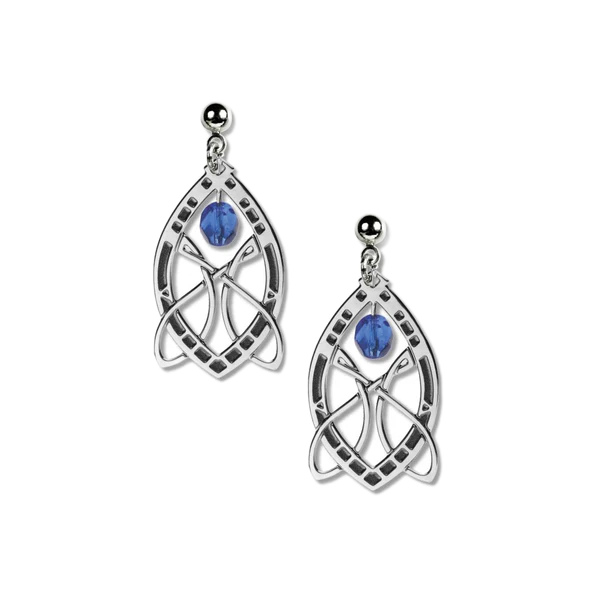 Sullivan Chicago Stock Exchange Sapphire Earrings