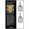 Sullivan Chicago Stock Exchange Sapphire Earrings