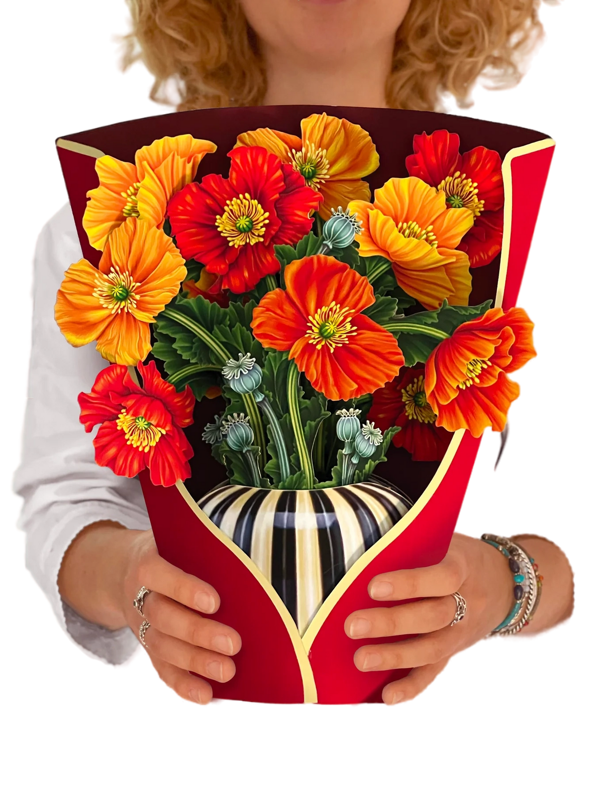 French Poppies Freshcut Paper Bouquet