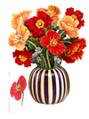French Poppies Freshcut Paper Bouquet
