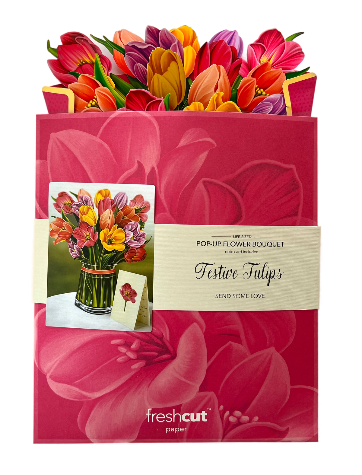Festive Tulips FreshCut Paper Bouquet