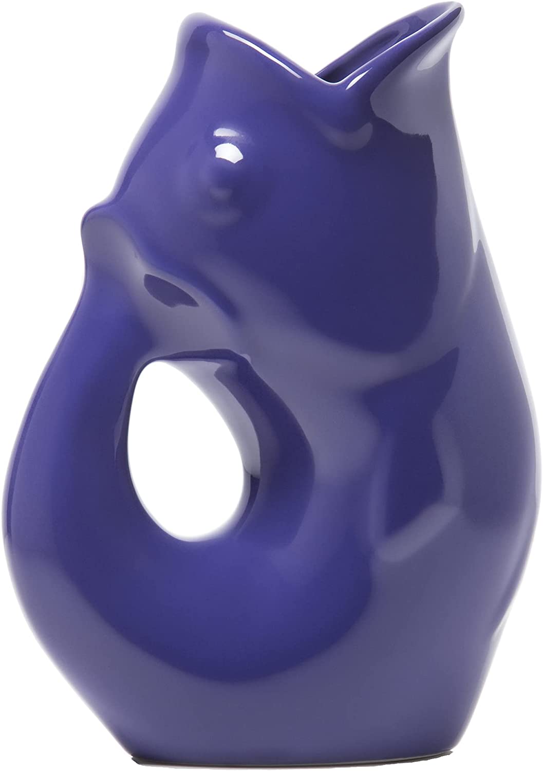 Indigo Gurgle Pot - Medium