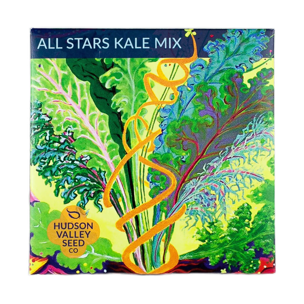 All Stars Kale Mix Seeds Art Pack