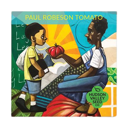 Paul Robeson Tomato Seeds Art Pack
