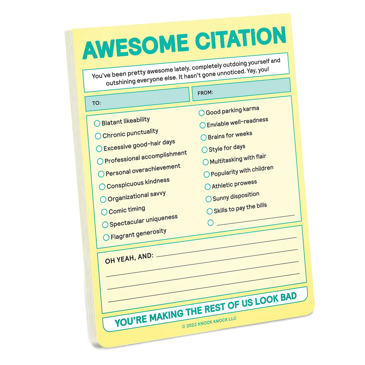 Awesome Citation Nifty Notes - Pastel