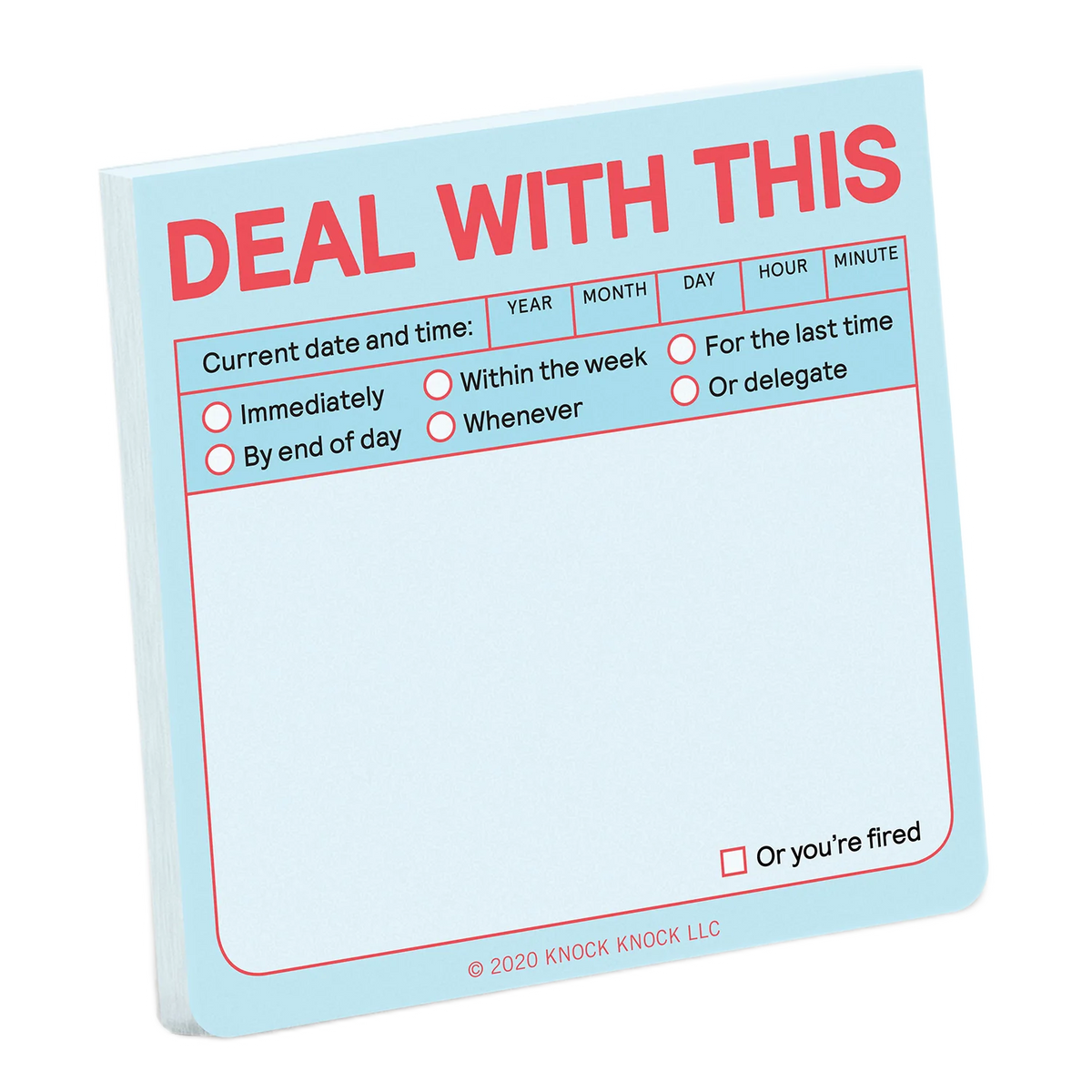 Deal With This Sticky Notes - Pastel