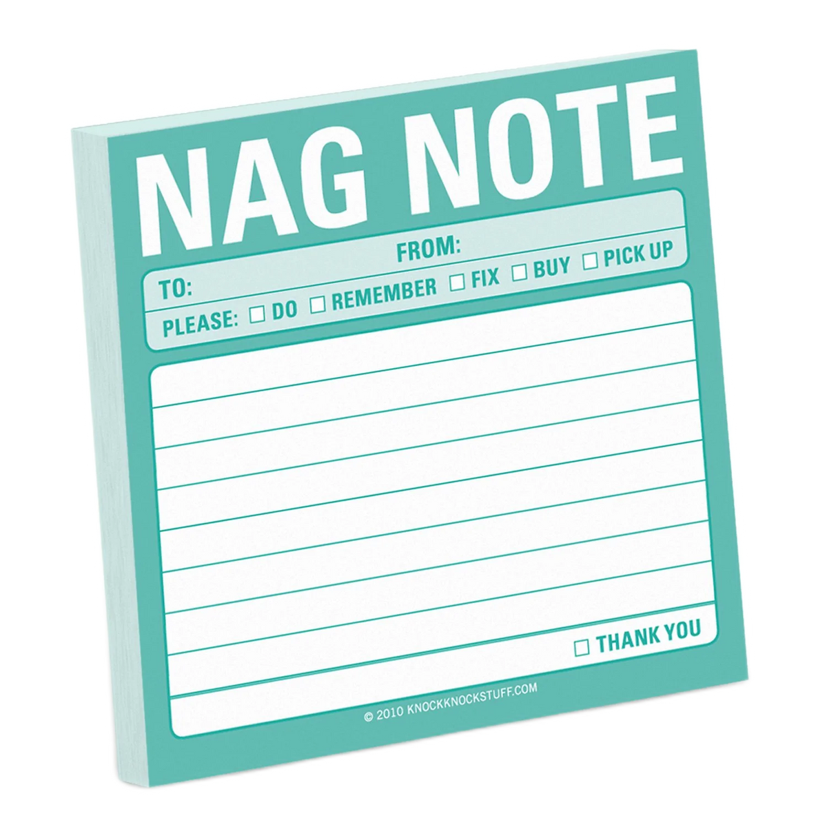 Nag Note Sticky Notes - Teal